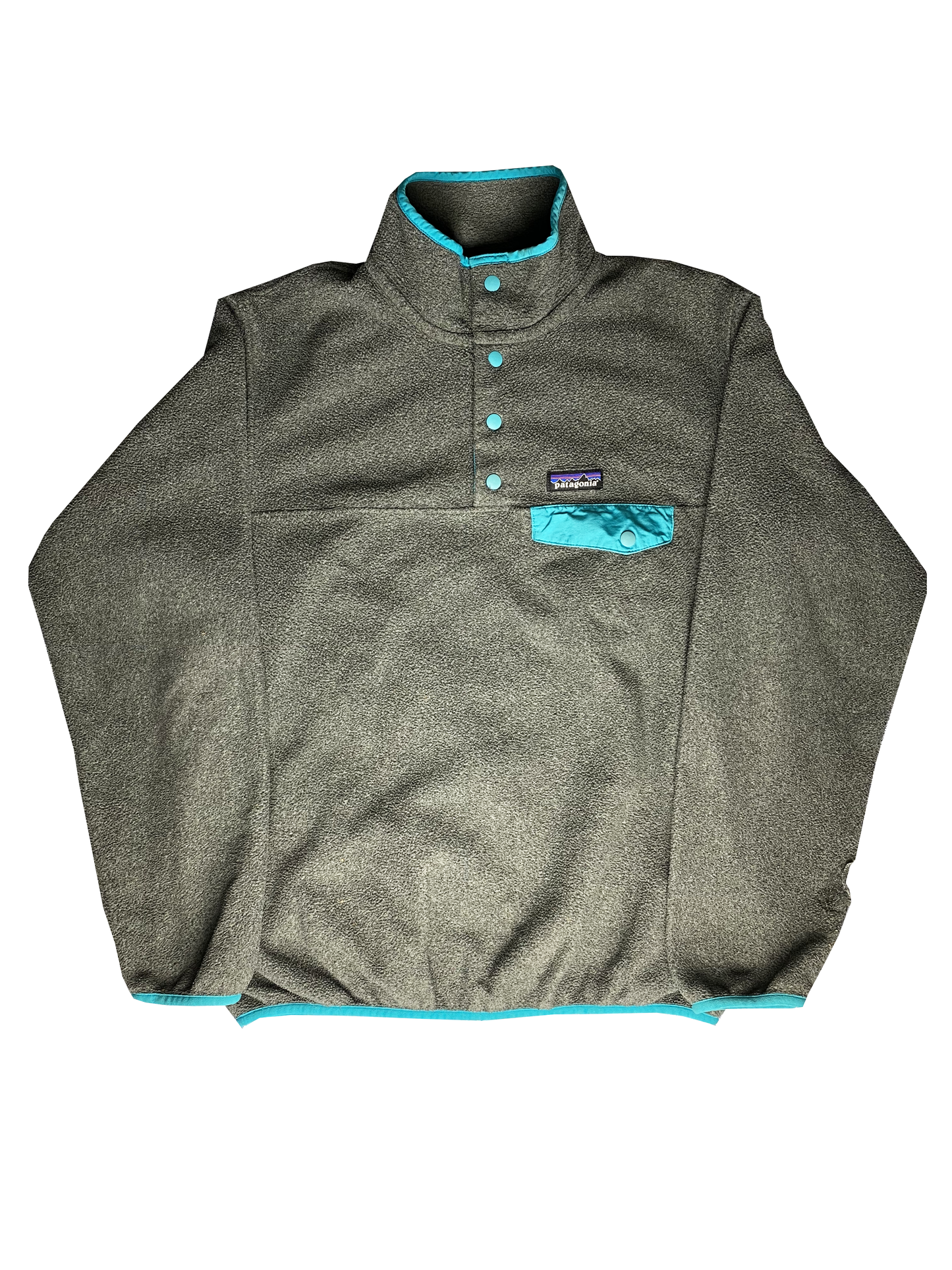 Patagonia Snap T Synchilla Fleece Grey/Green-Fleece-Solus Supply