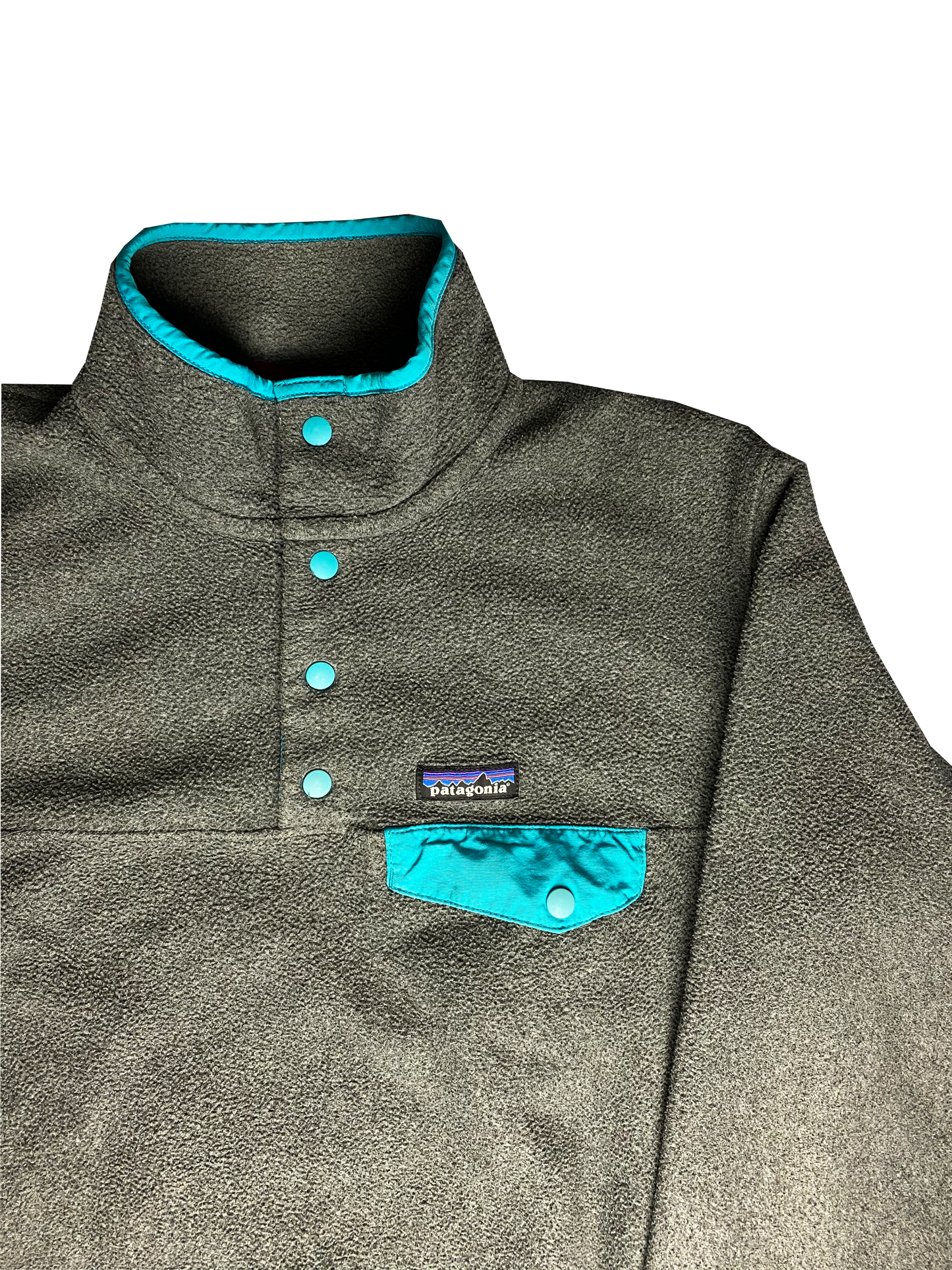 Patagonia Snap T Synchilla Fleece Grey/Green-Fleece-Solus Supply