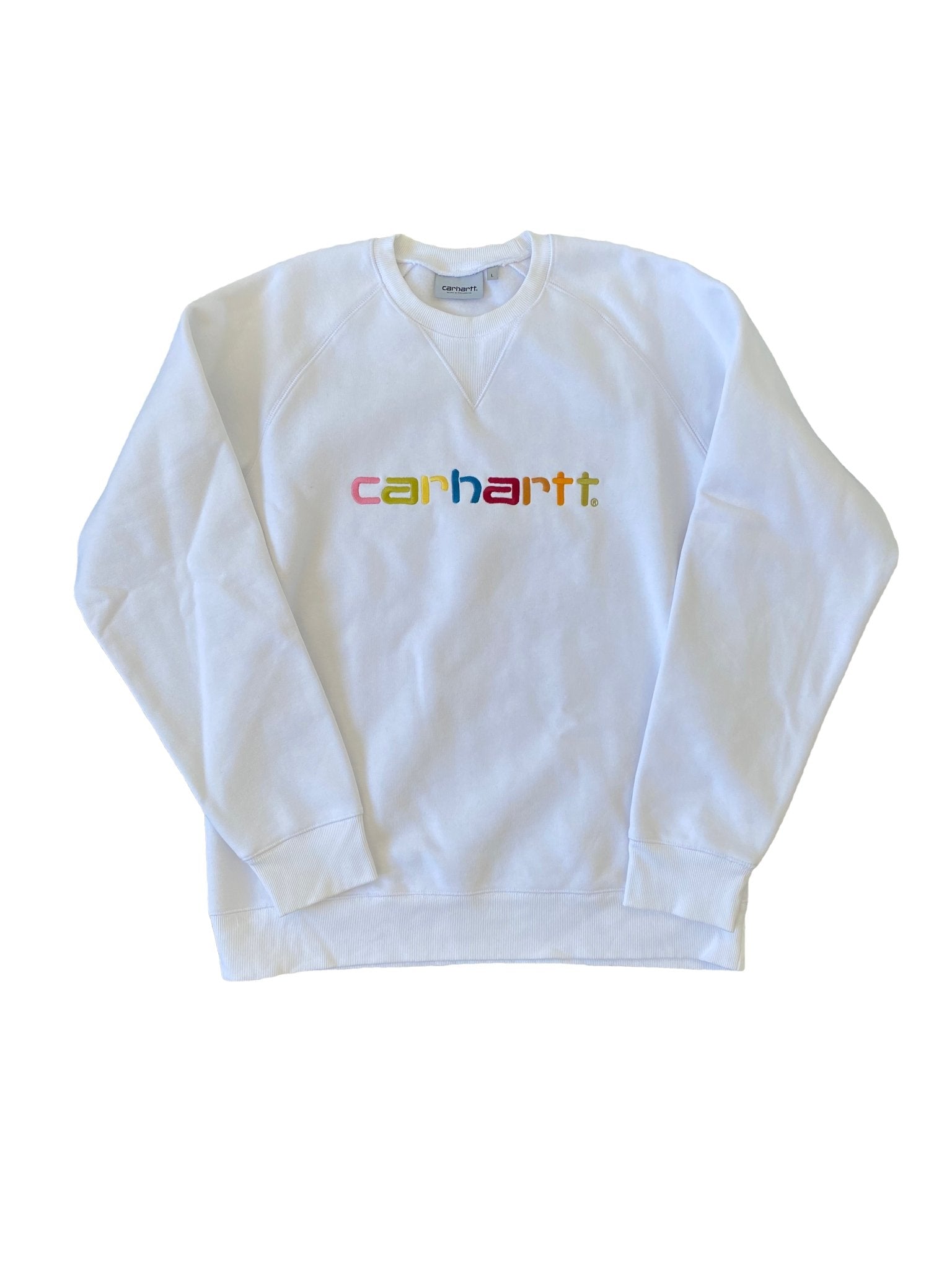 Oi Polloi Carhartt Multi Logo Crewneck from Carhartt only at Solus Supply Street Misc