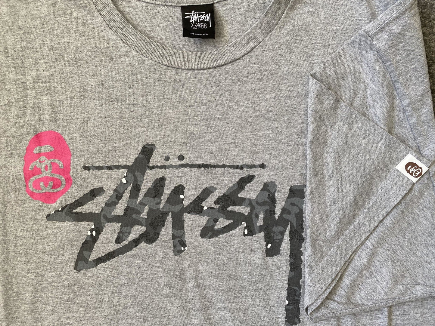 Stüssy Bape Shark Tee-T-Shirt-Solus Supply
