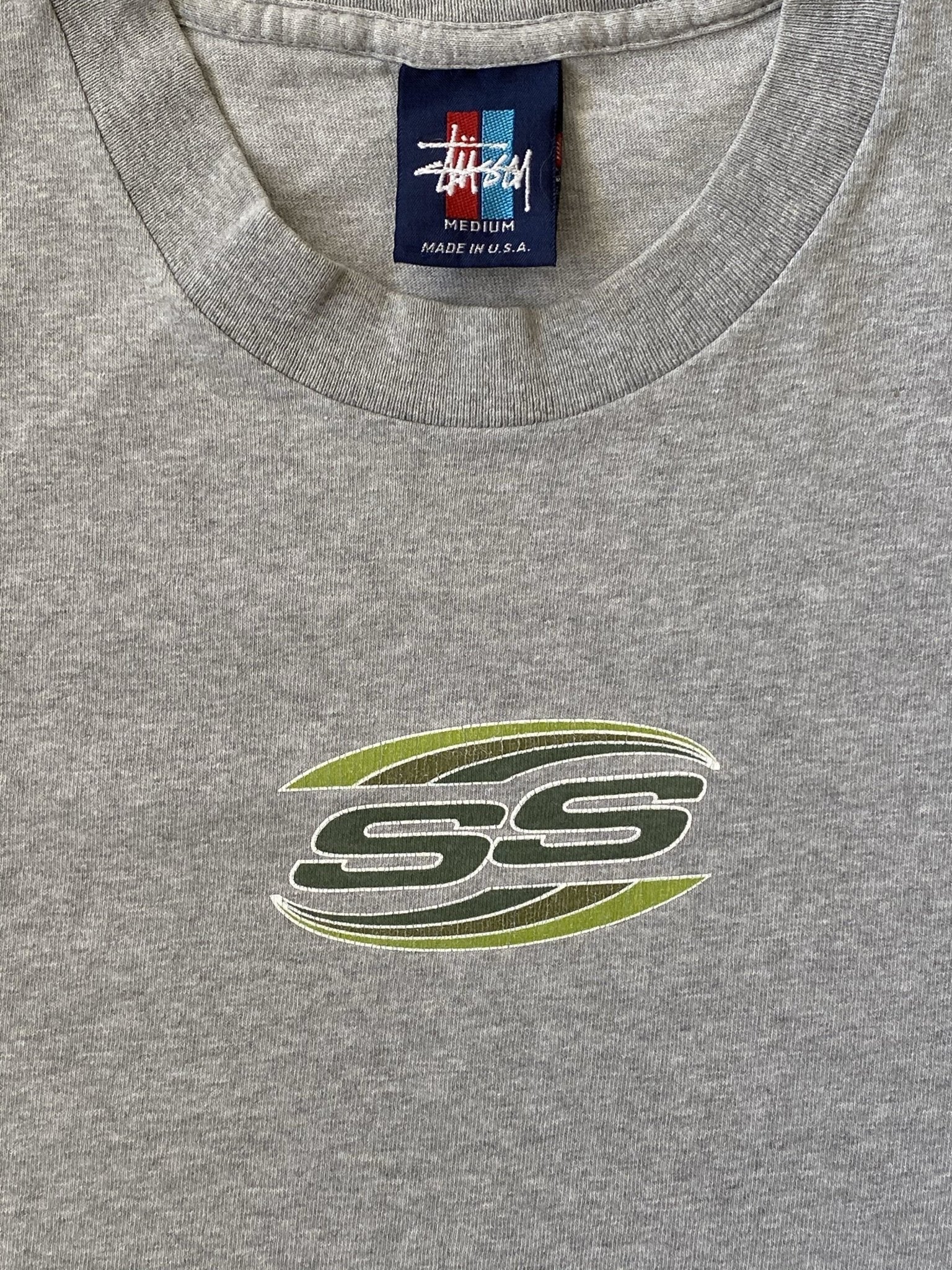 Stussy Vintage Grey Tee-T-Shirt-Solus Supply