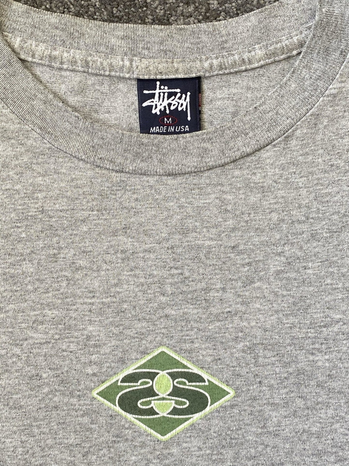 Stussy Vintage Grey Tee-T-Shirt-Solus Supply