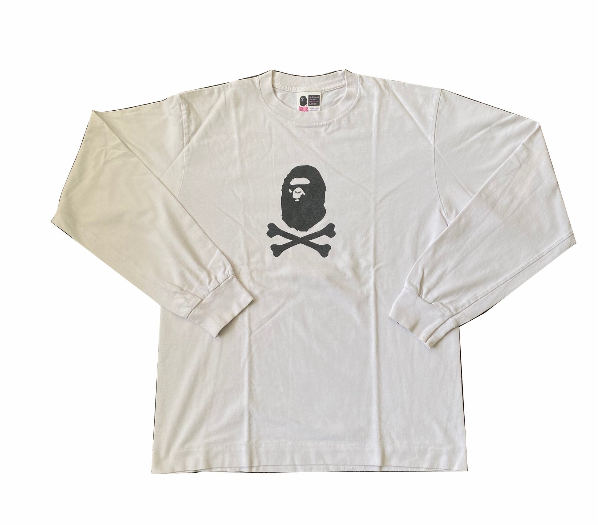 A Bathing Ape Skull LS Tee-T-Shirt-Solus Supply