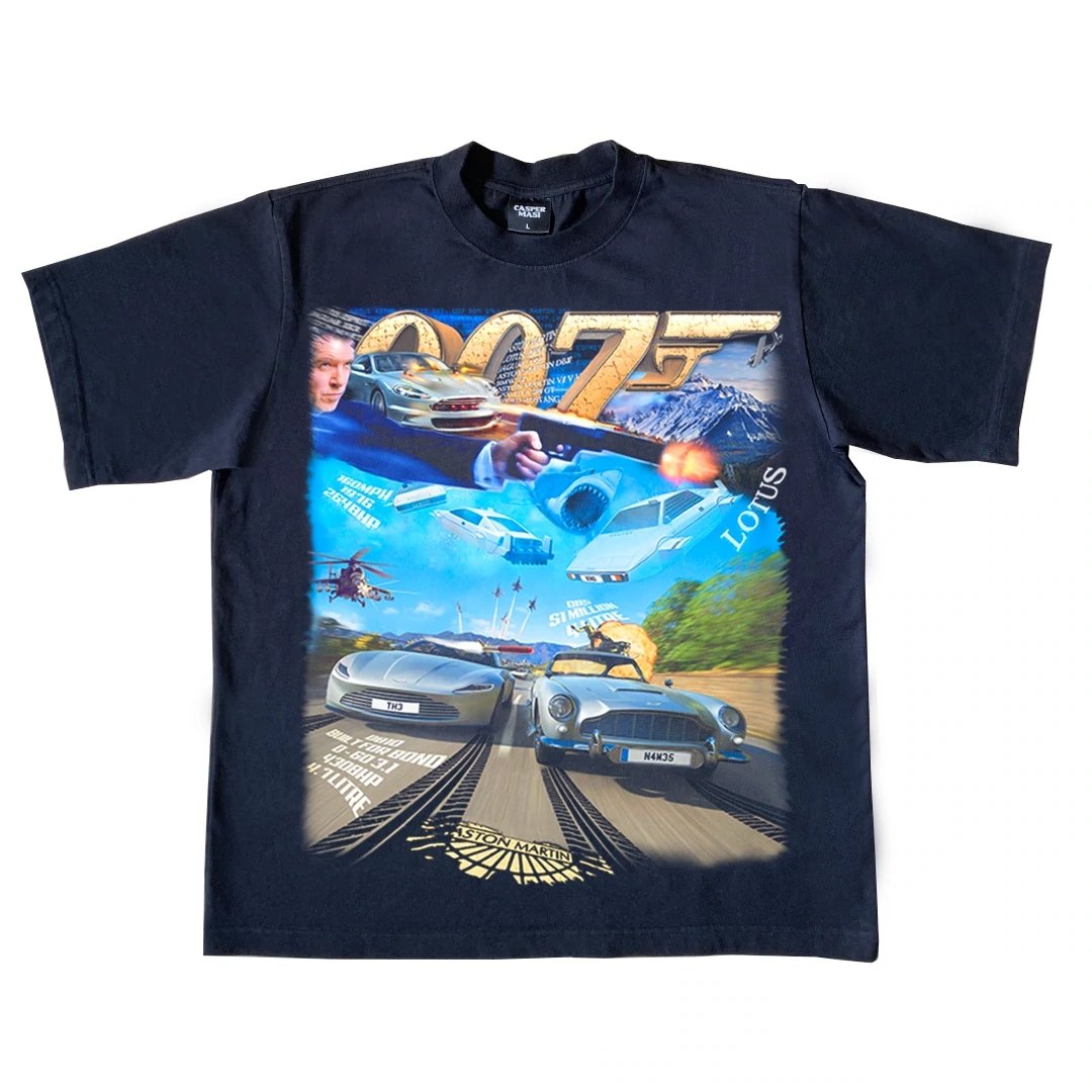 Casper Masi 007 James Bond tee-T-Shirt-Solus Supply