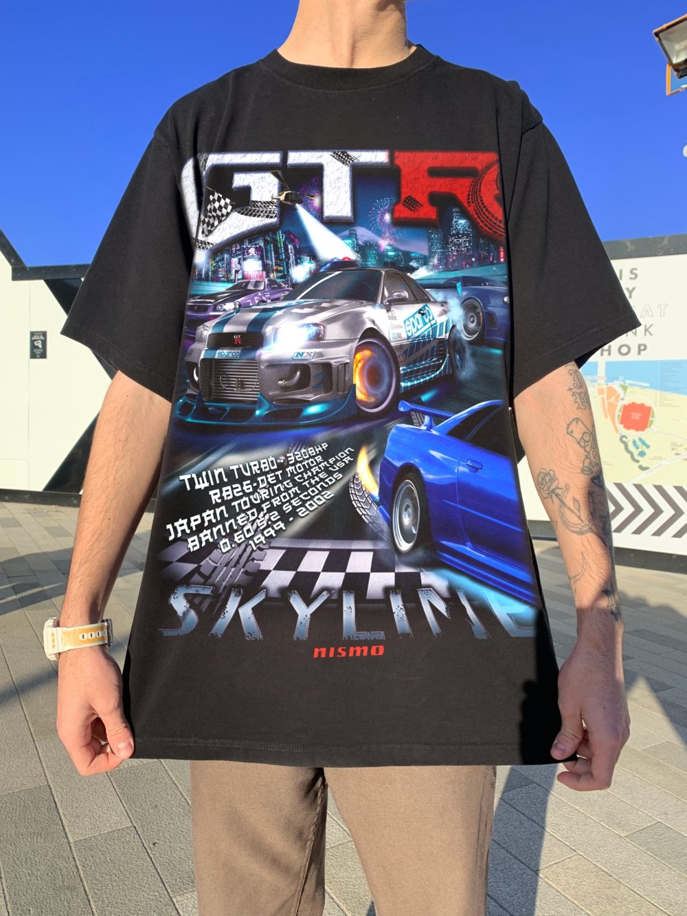 Casper Masi R34 GTR T-Shirt-T-Shirt-Solus Supply