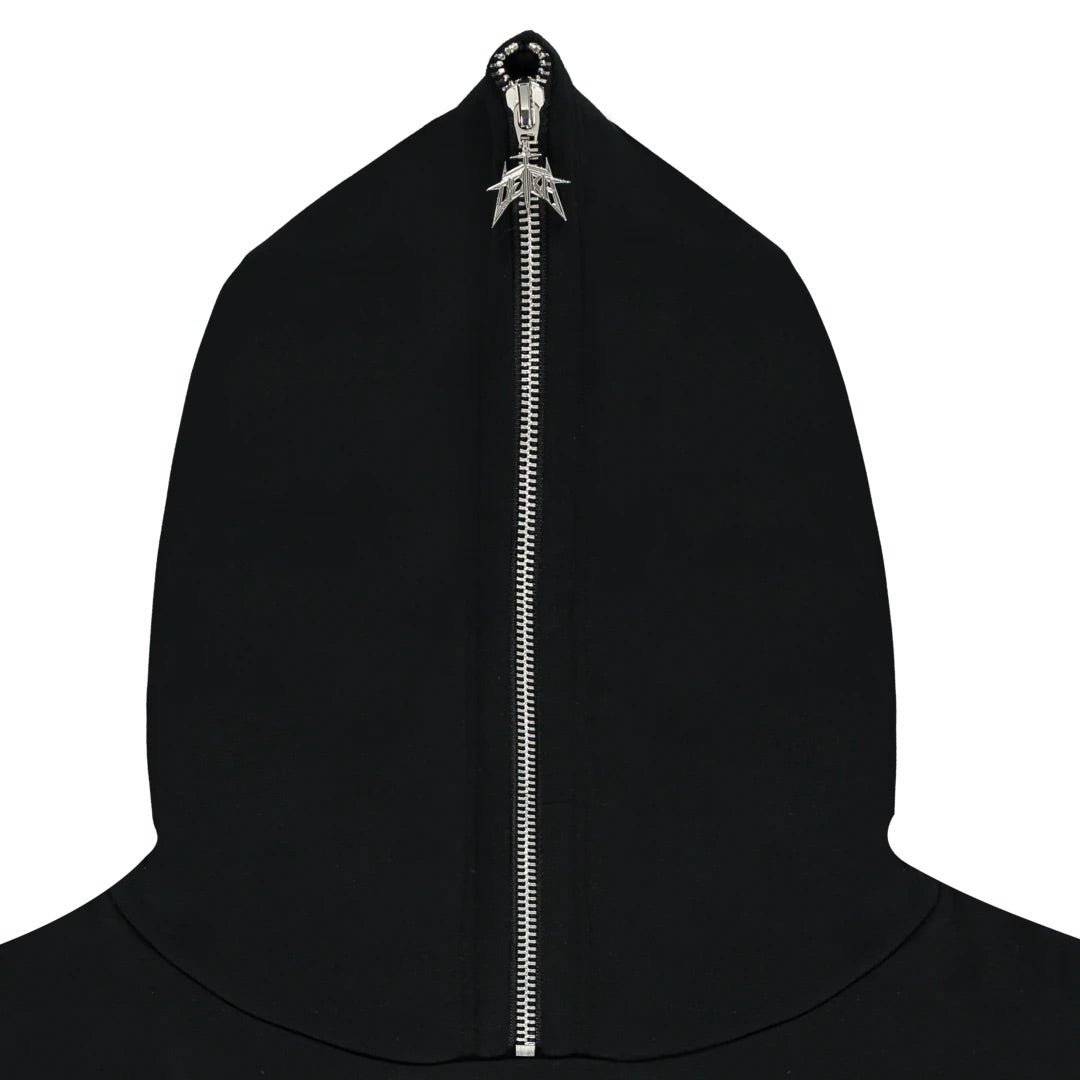 Cetra Visions Electric Black Full Zip Hoodie-Hoodies-Solus Supply