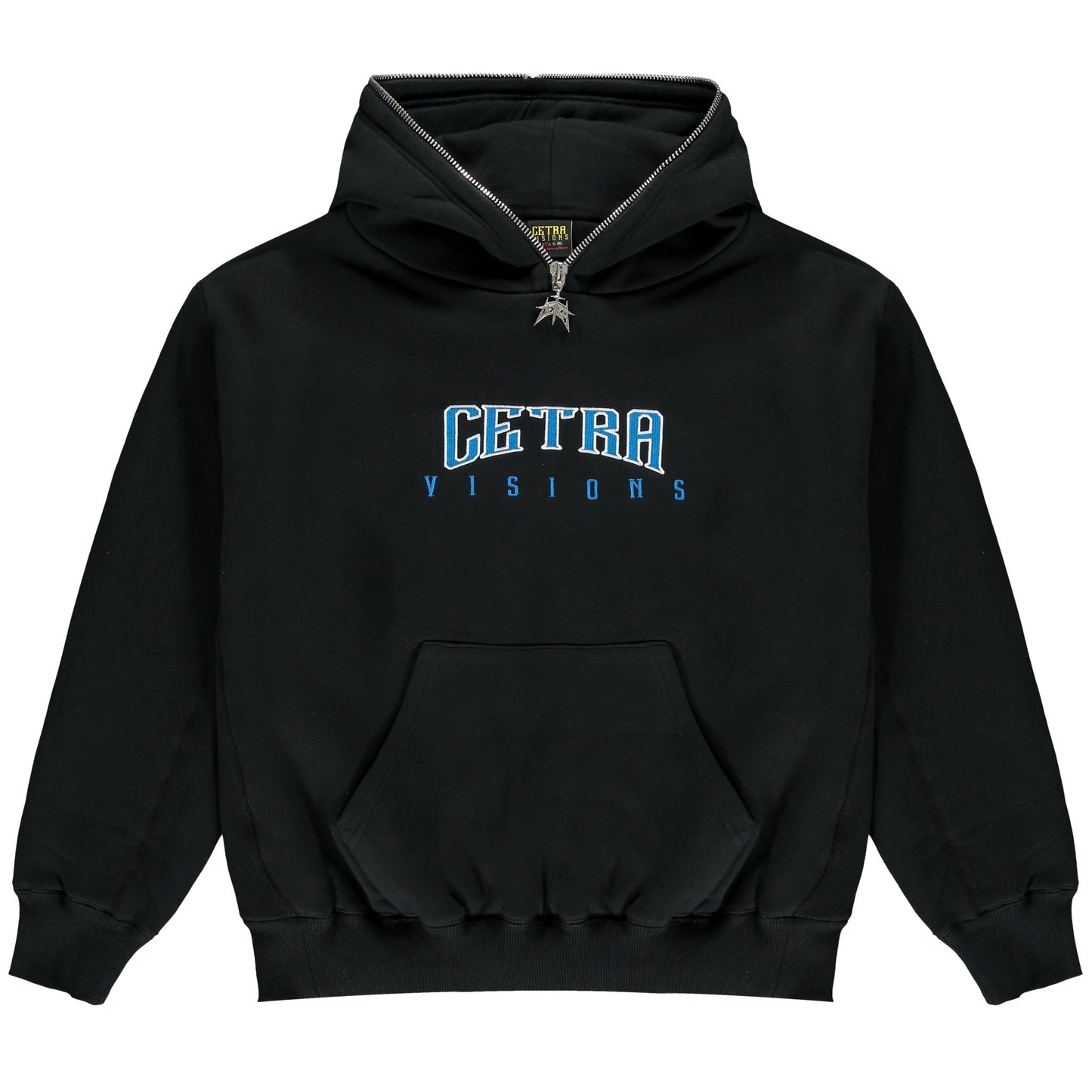 Cetra Visions Electric Black Full Zip Hoodie-Hoodies-Solus Supply