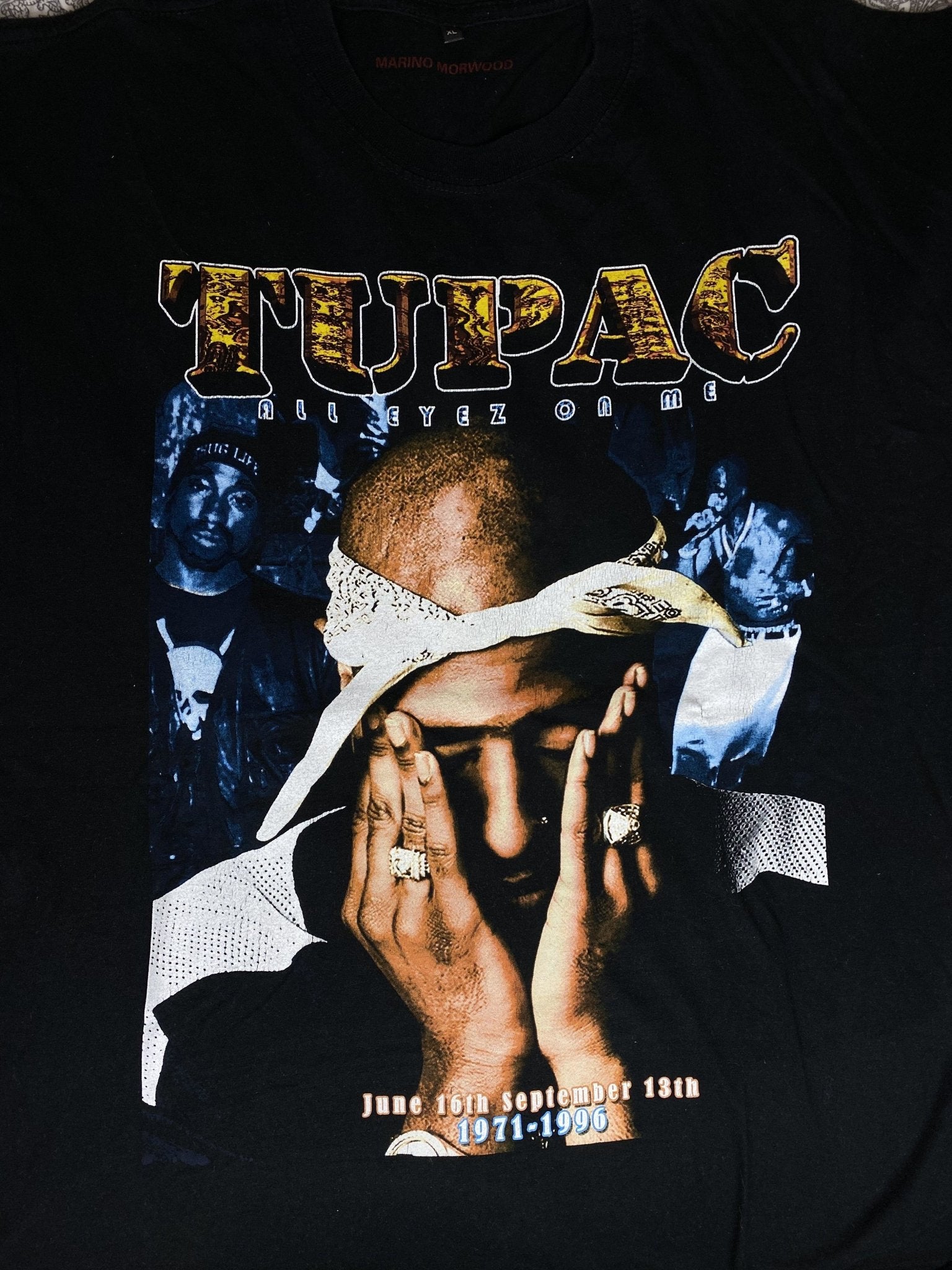 Marino Morwood 2Pac All Eyez on Me Tee-T-Shirt-Solus Supply