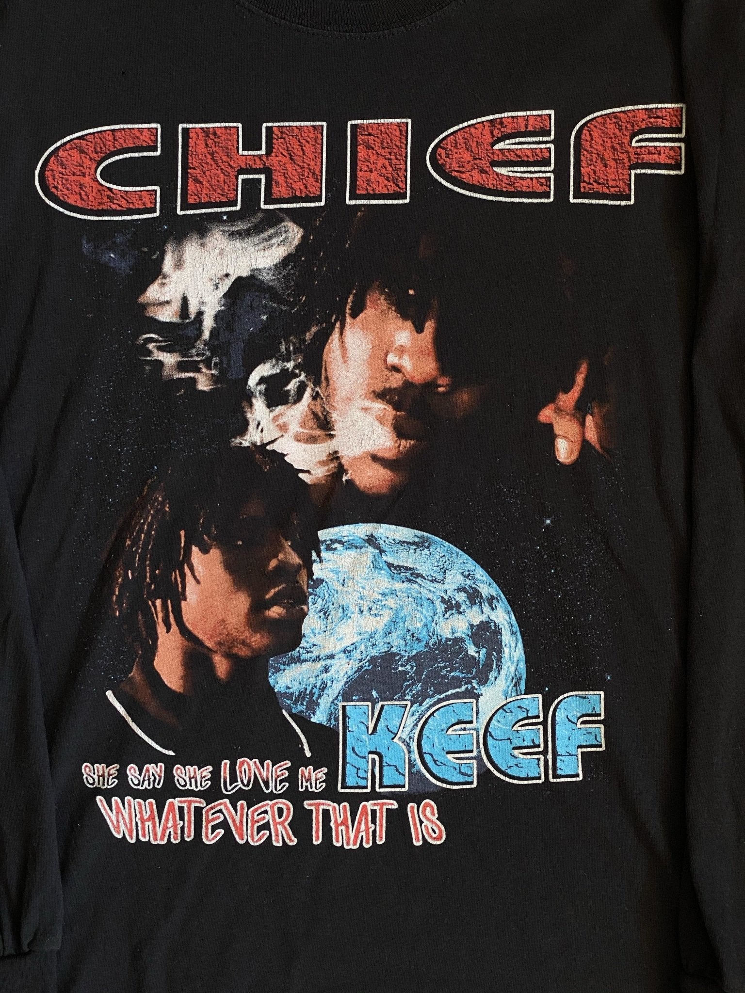 Marino Morwood Chief Keef Long Sleeve Tee-T-Shirt-Solus Supply