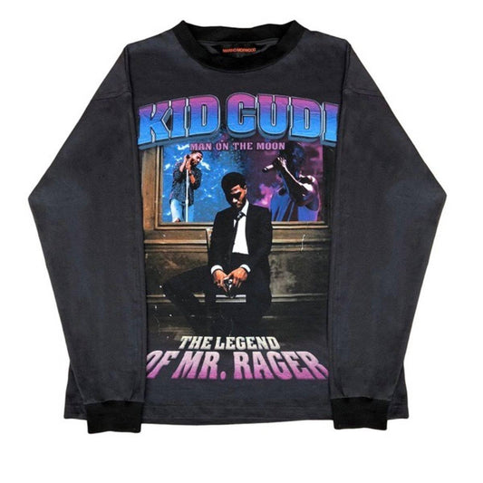 Marino Morwood Kid Cudi Long Sleeve Tee-T-Shirt-Solus Supply