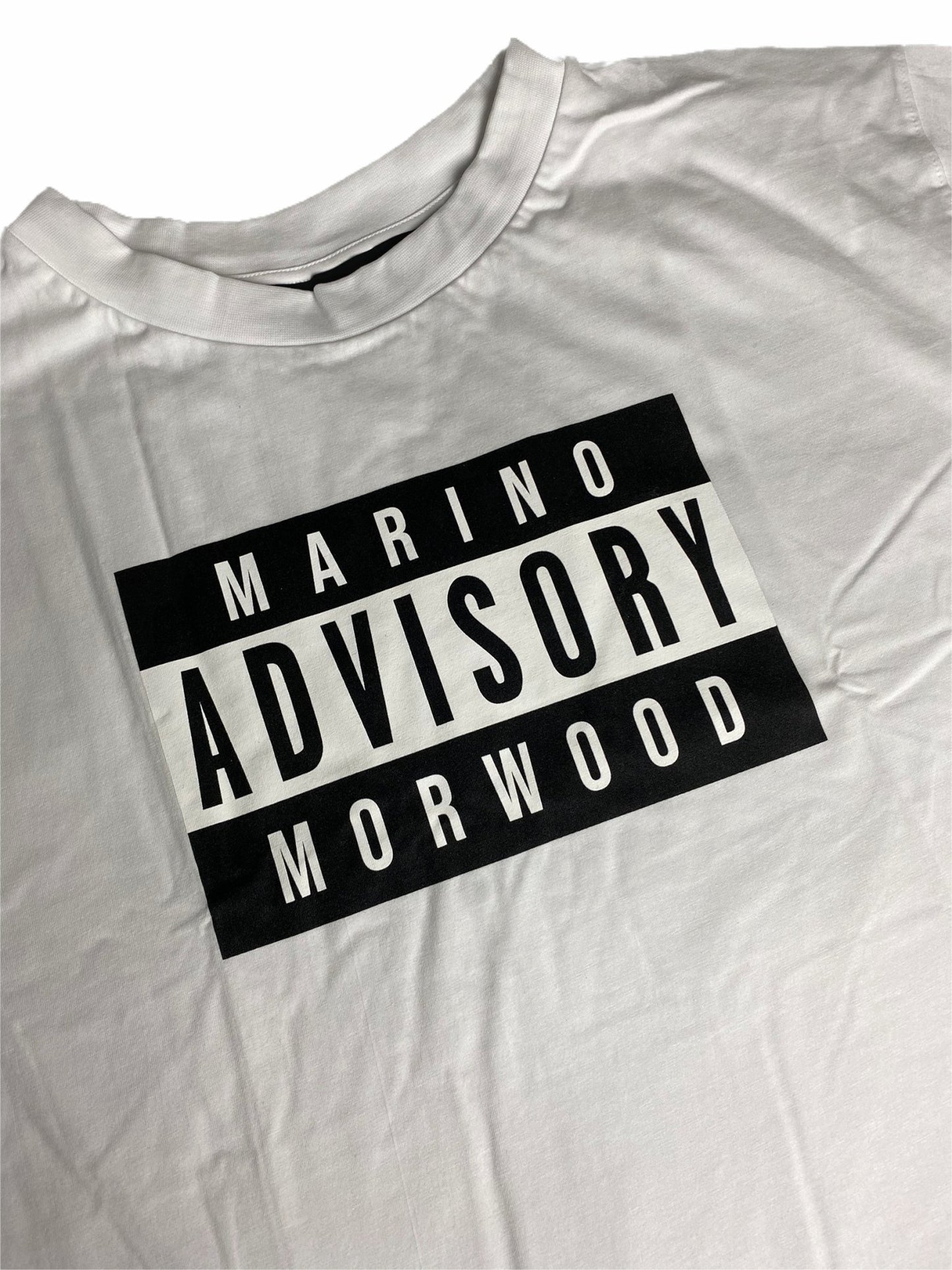 Marino Morwood Logo Tee White-T-Shirt-Solus Supply