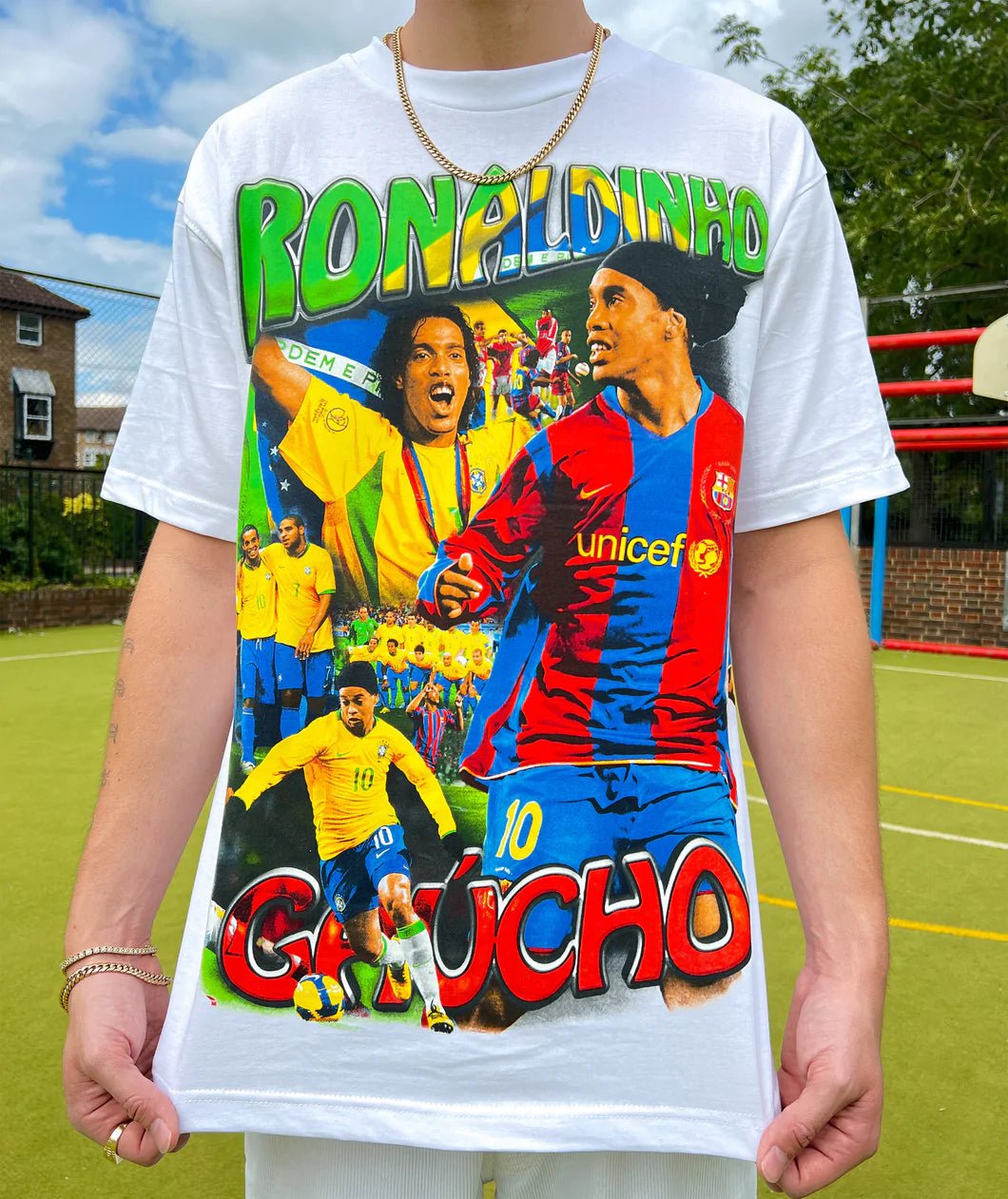 Marino Morwood Ronaldinho Gaúcho tee White-T-Shirt-Solus Supply