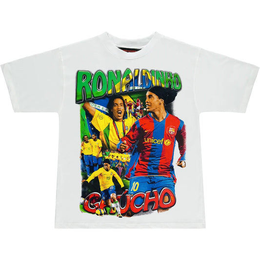 Marino Morwood Ronaldinho Gaúcho tee White-T-Shirt-Solus Supply