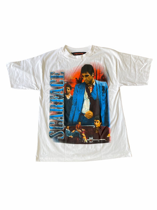 Marino Morwood Scarface World is Yours White tee-T-Shirt-Solus Supply