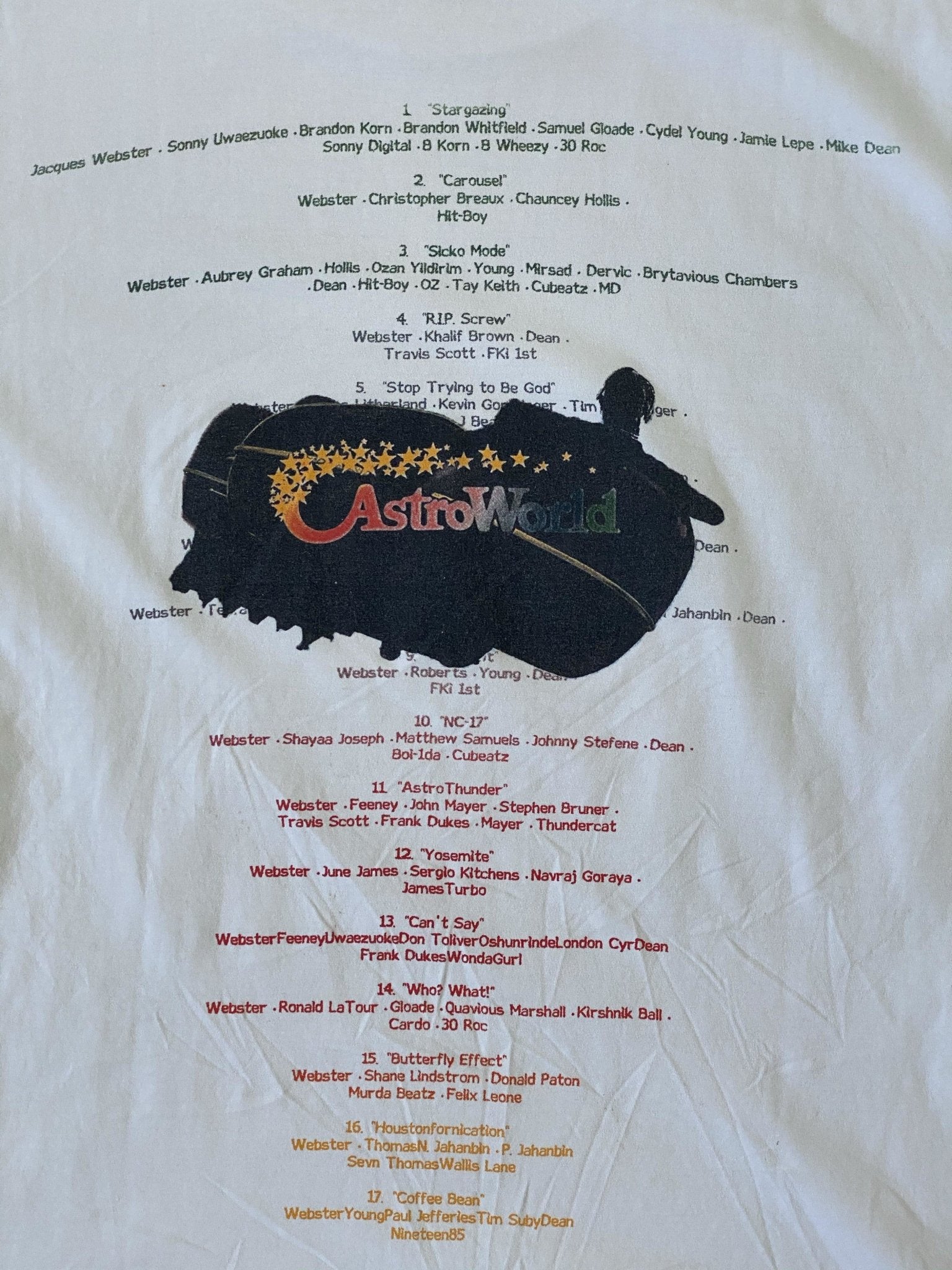 Marino Morwood Travis Scott Astroworld Tour tee-T-Shirt-Solus Supply