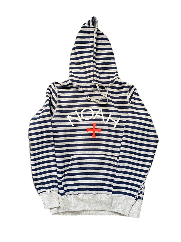 Noah Striped Logo Hoodie-Hoodies-Solus Supply