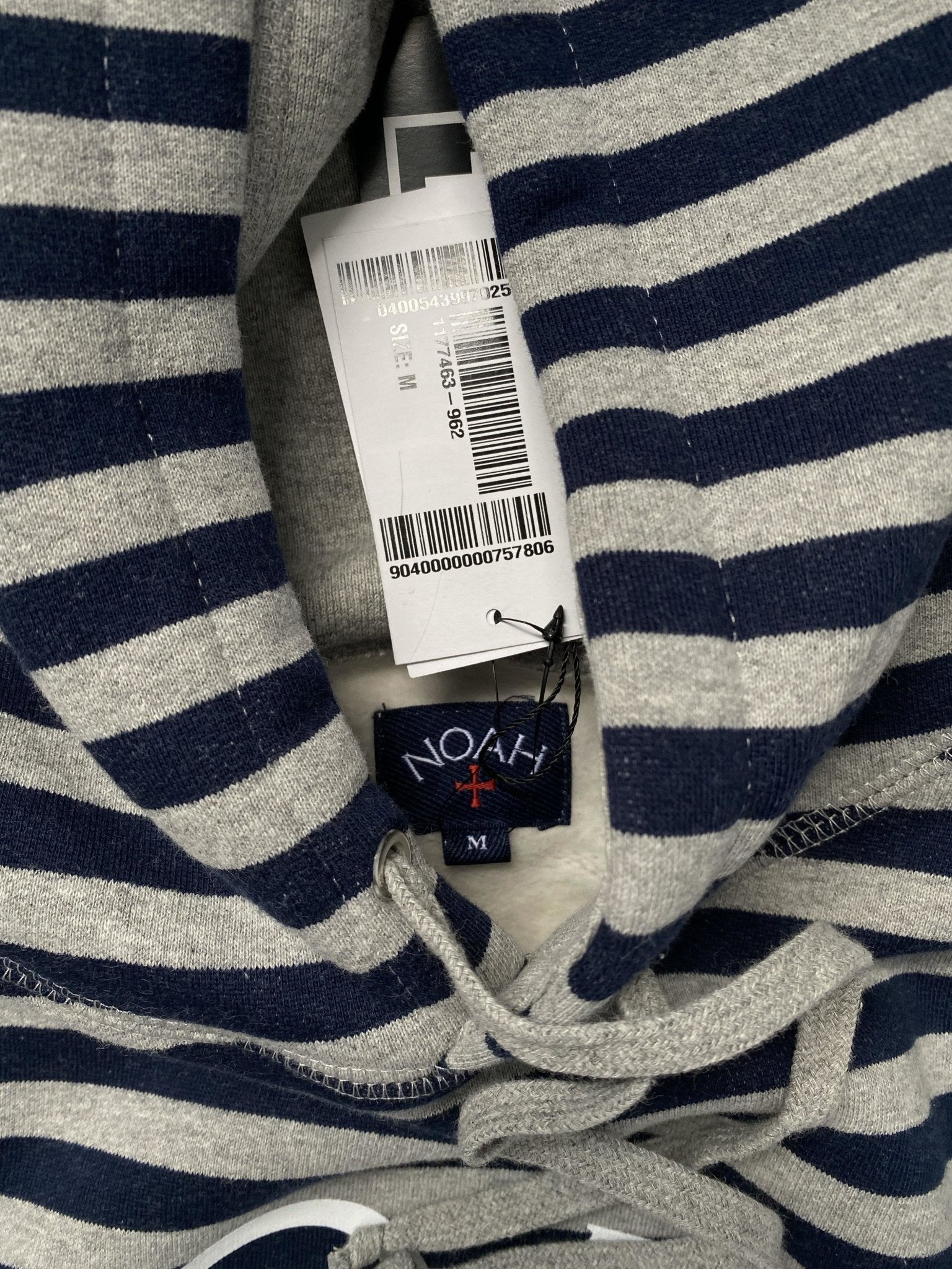 Noah Striped Logo Hoodie-Hoodies-Solus Supply