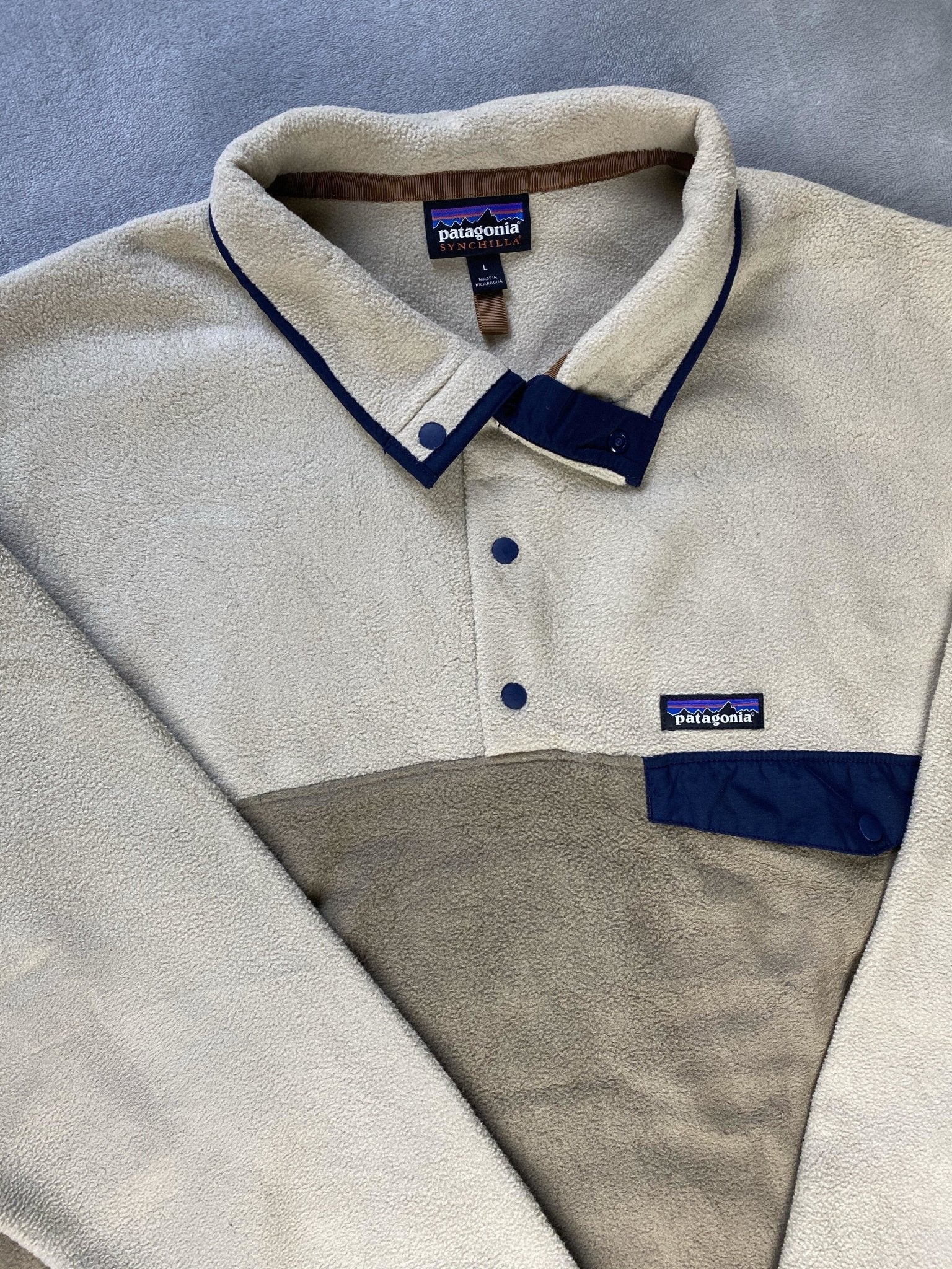 Patagonia Snap T Synchilla Fleece Beige/Brown-Fleece-Solus Supply