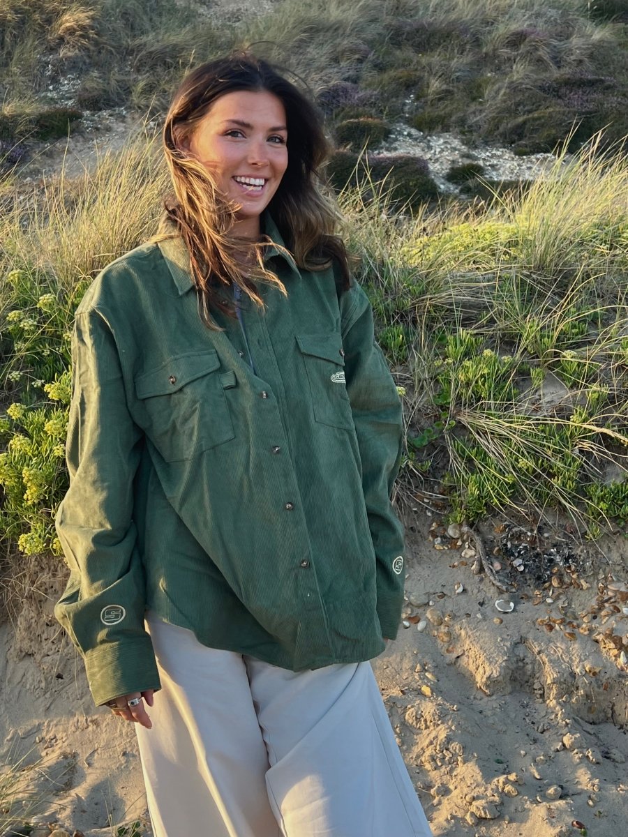 Solus Corduroy Overshirt Sage-Shirts-Solus Supply