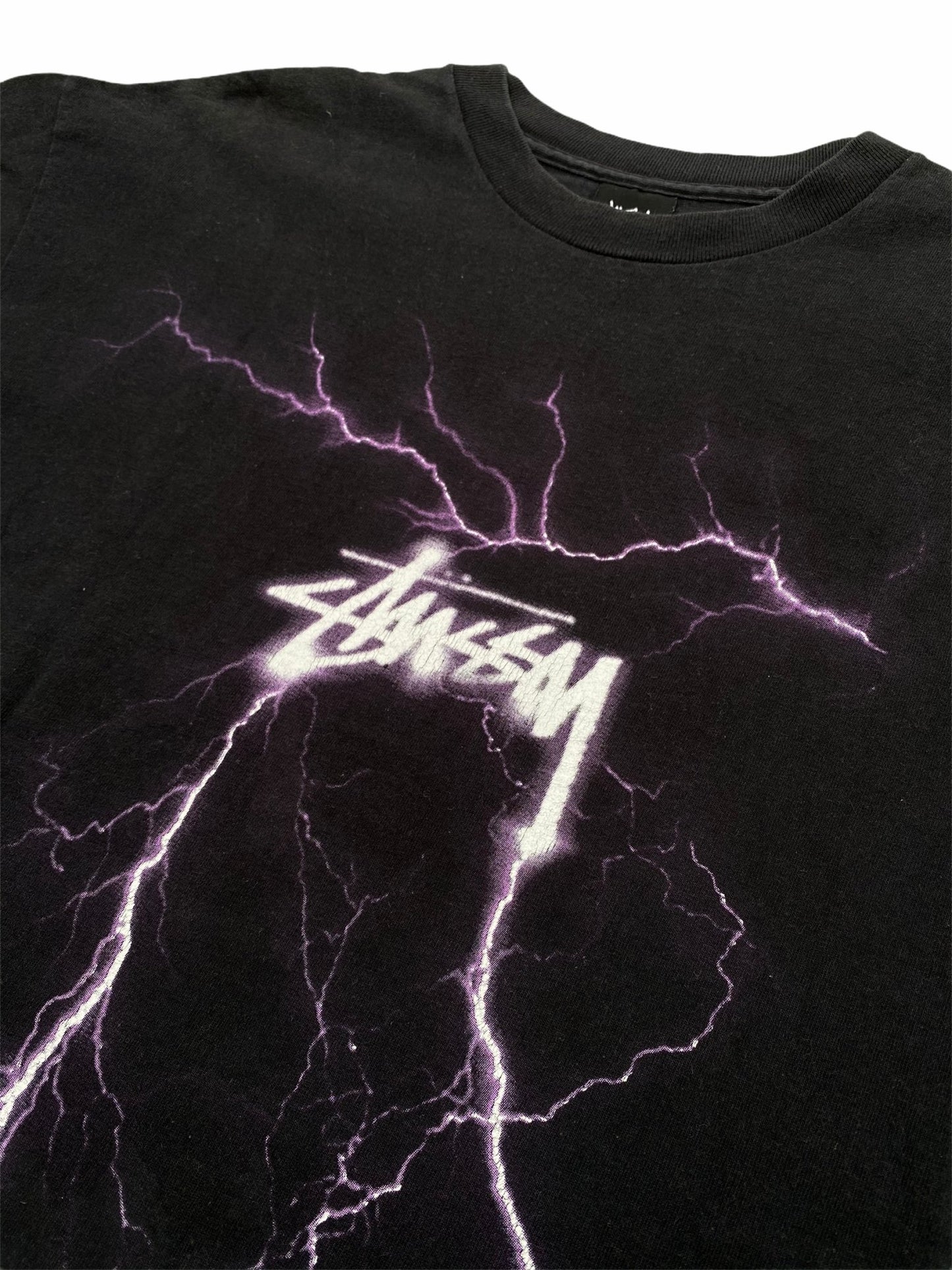 Stüssy Lightning Tee Purple-T-Shirt-Solus Supply