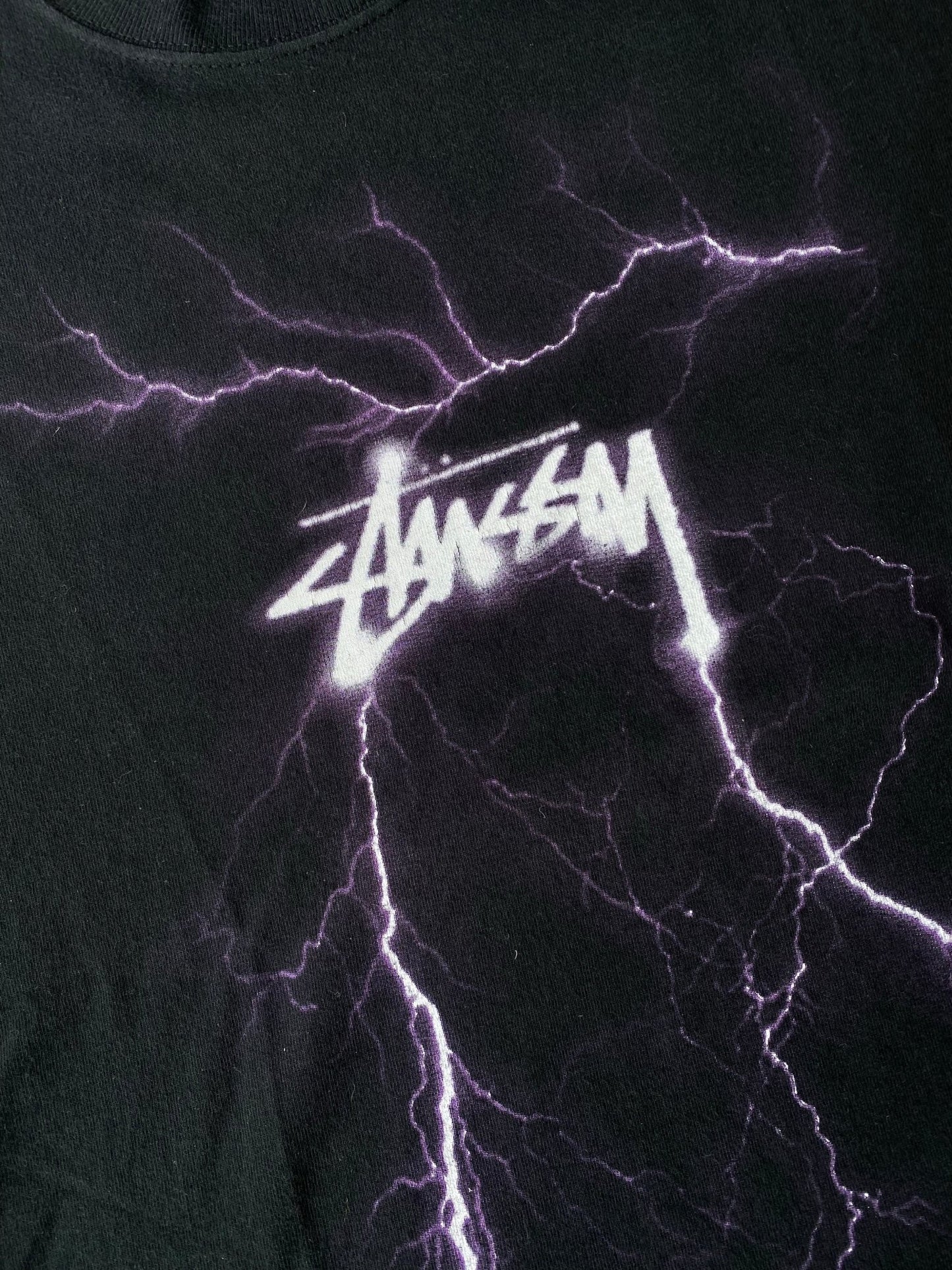 Stüssy Lightning Tee Purple-T-Shirt-Solus Supply