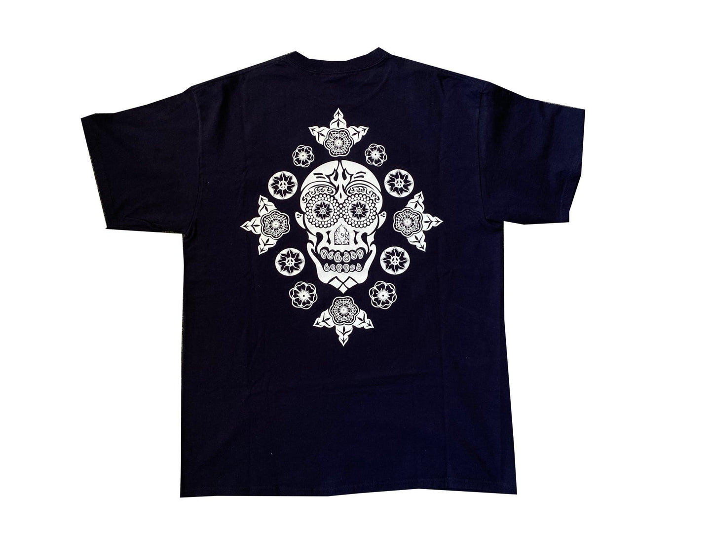 Stüssy Mardi Gras Skull Tee-T-Shirt-Solus Supply