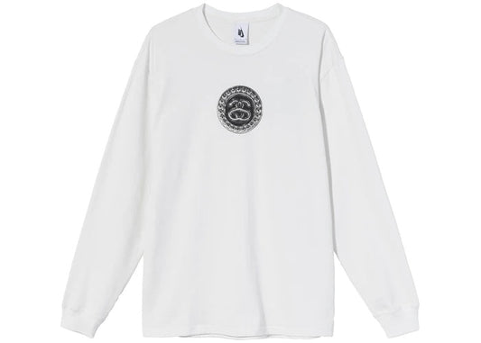 Stüssy Nike Long Sleeve Tee White-T-Shirt-Solus Supply