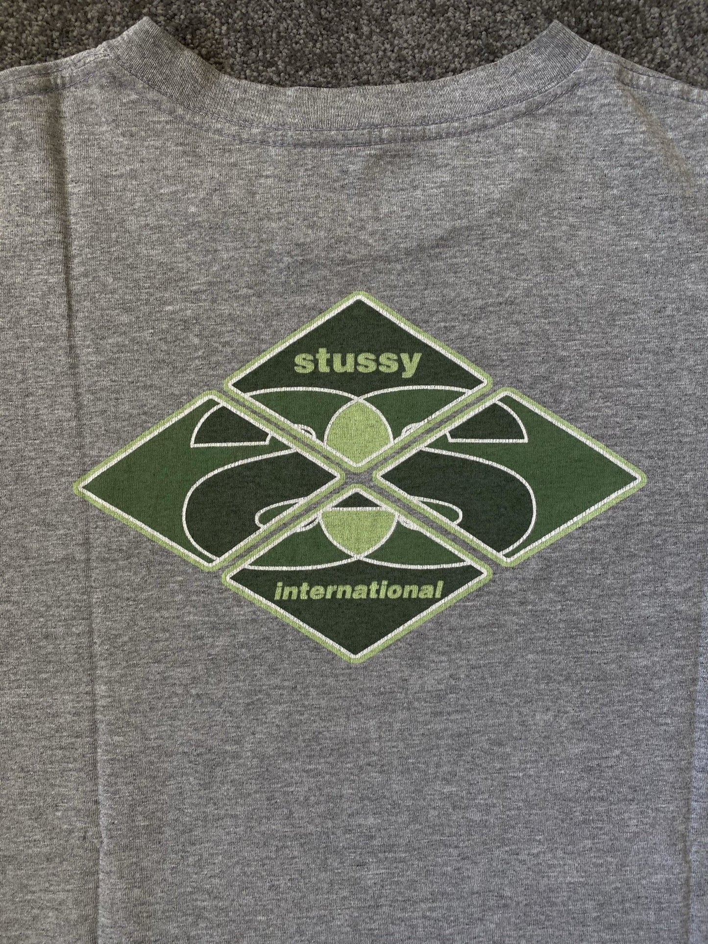Stussy Vintage Grey Tee-T-Shirt-Solus Supply