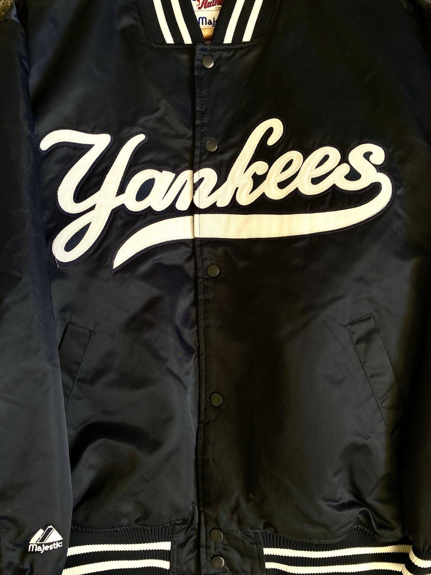 Yankees Majestic Bomber Jacket-Outerwear-Solus Supply